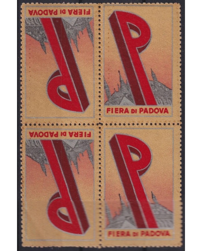 F-EX16718 ITALY ITALIA CINDERELLA CIRCA 1930 MNH FAIR OF PADUA PADOVA TETE BECHE