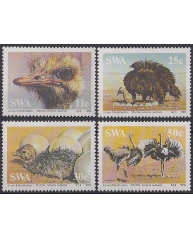 F-EX40100 NAMIBIA SWA MNH 1985 OSTRICH BIRD AVES PAJAROS OISEAUX.