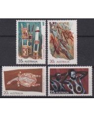 F-EX44803 AUSTRALIA MNH 1971 ABORIGINAL ART PAINTING.