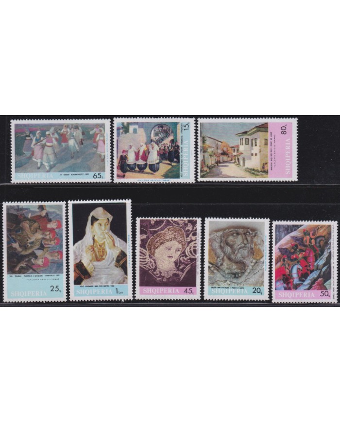 F-EX43893 ALBANIA MNH 1967 ART PAINTING ARCHEOLOGY.