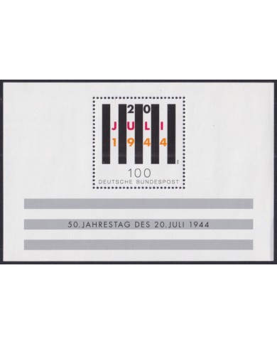 F-EX44324 GERMANY MNH 1994 50th ANNIV HITLER ASSASSINATION.