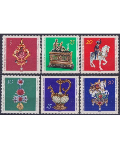 F-EX44715 GERMANY DDR MNH 1971 JEWERLY TREASURES.