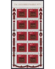 F-EX43852 GERMANY MNH 1979 POST HOUSE STAMP DAY SAAR SARRE ALTHEIM.