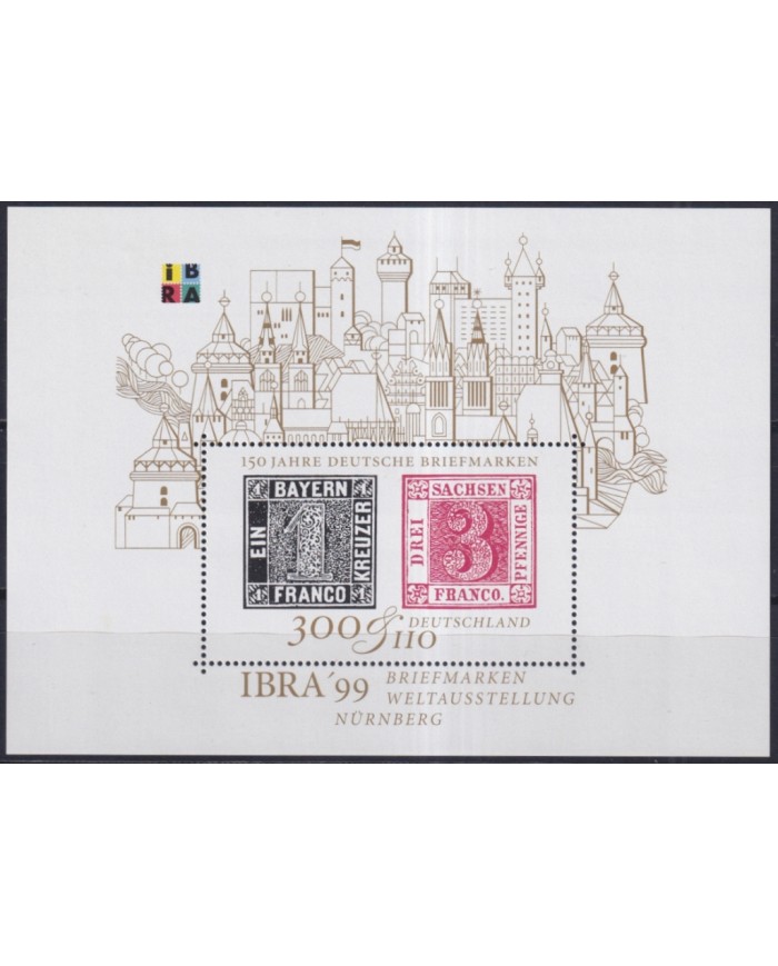 F-EX43863 GERMANY MNH 1999 IBRA´99 INTERNATIONAL PHILATELIC EXPO.