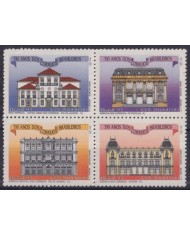 F-EX44187 BRAZIL BRASIL MNH 1993 330 ANNIV OF POSTAGE MAIL ARCHITECTURE.