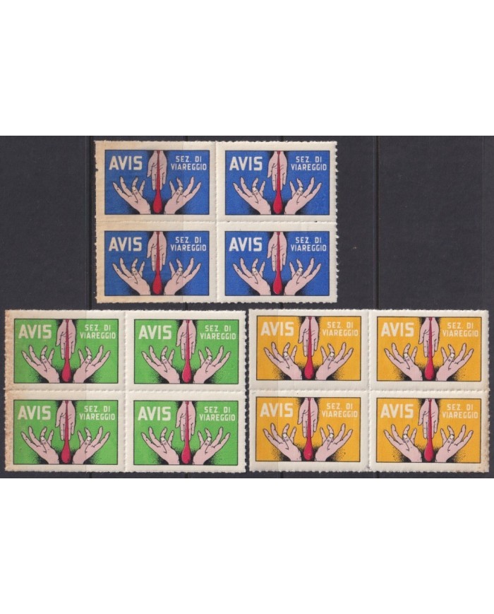 F-EX16732 ITALY ITALIA CINDERELLA MINI SHEET CIRCA 1950 AVIS VIAREGGIO ORIGINAL GUM