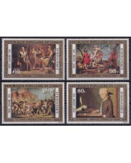 F-EX44153 CONGO MNH 1973 ART PAINTING DAVID CHARDIN POUSSIN LE NAIN.