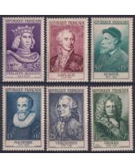 F-EX40282 FRANCE MNH 1955 PERSONALITY 190€ PHILIPPE AUGUSTE RENOIR VAUBAN MALHERBE