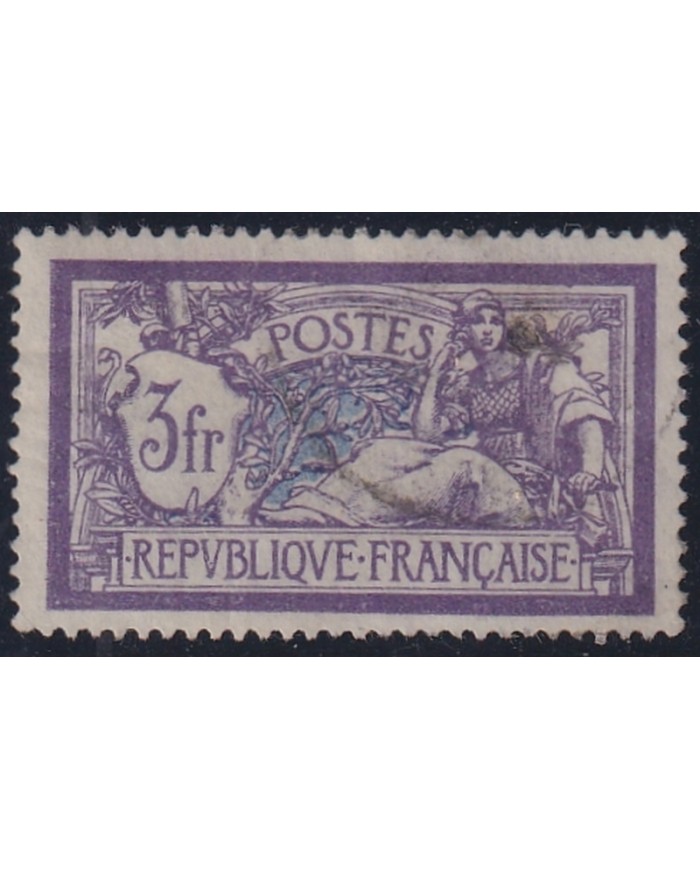 F-EX44760 FRANCE MH 1924 3fr MERSON UNUSED Yv.206. 30€.