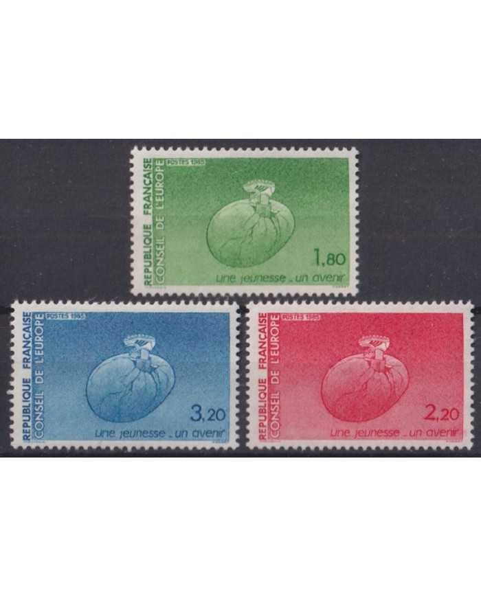 F-EX43583 FRANCE MNH 1985 COUNCIL OF EUROPA OFFICIAL ISSUE EGG.