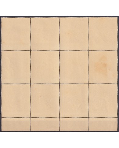 F-EX29122 ITALY 1955 CINDERELLA CHILD FIRST CARNIVAL SHEET. F-EX29122 ITALY 1955 CINDERELLA CHILD FIRST CARNIVAL SHEET.