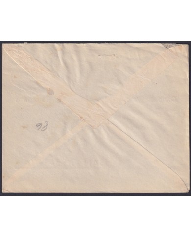 F-EX45307 SWITZERLAND 1938 WWII BASEL TO SPAIN SAN SEBASTIAN WITH CENSORSHIP MARK.