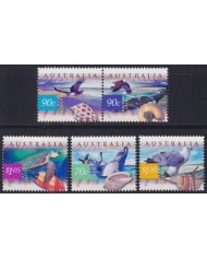 F-EX45261 AUSTRALIA MNH 1999 FLOWER & FAUNA BIRD OISEAUX VÖGEL AVES PAJAROS.