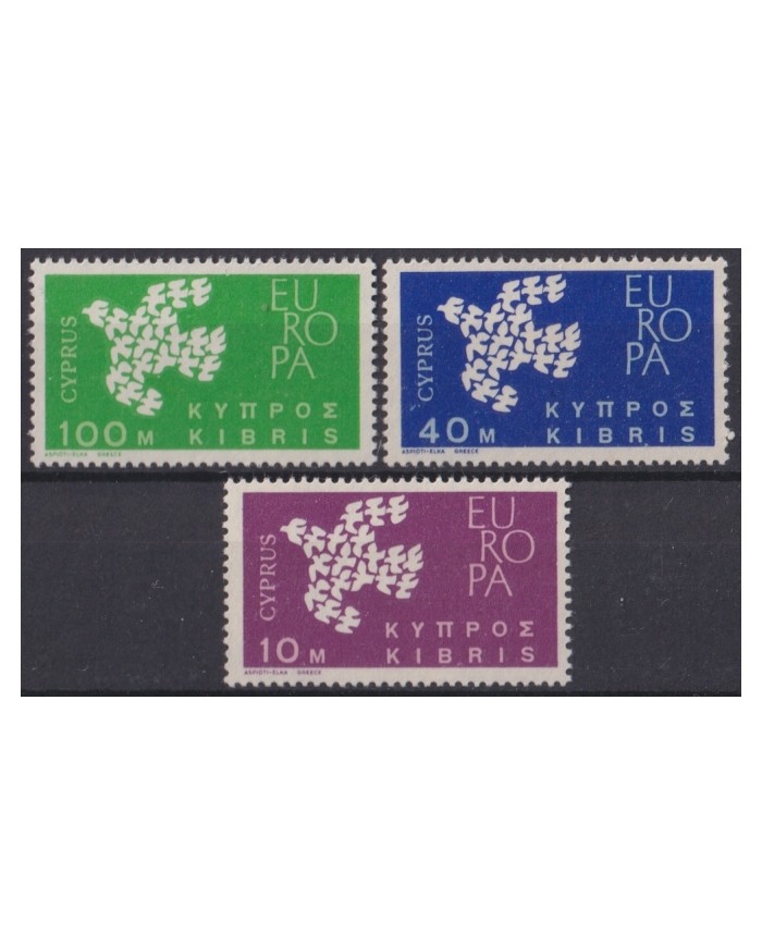 F-EX44928 CYPRUS MNH 1962 EUROPA CEPT PIGEON BIRD PAJAROS AVES OISEAUX VÖGEL.