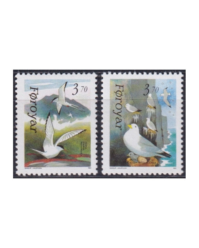 F-EX45245 FAROE FAROYAR MNH 1991 BOOKLED AVES PAJAROS PIGEON BIRD OISEAUX VÖGEL.