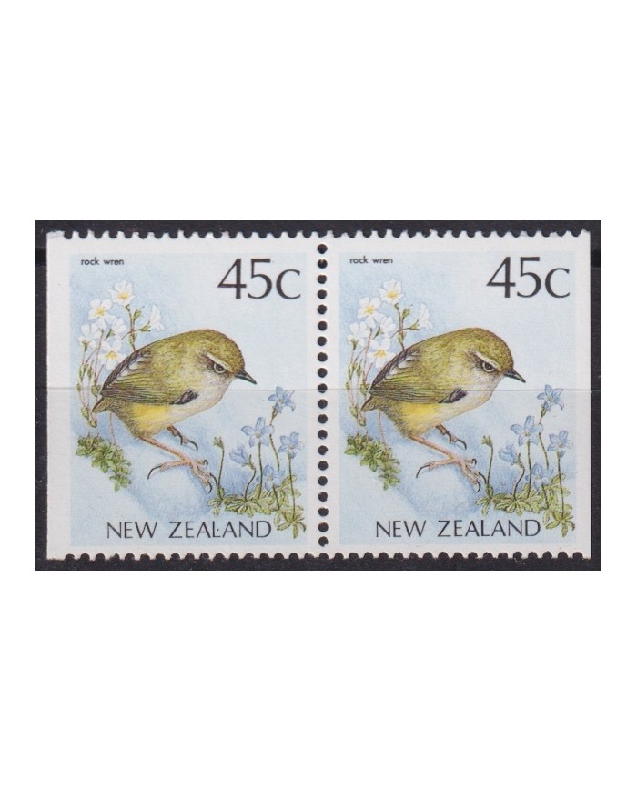 F-EX45271 NEW ZEALAND MNH 1985-90 BOOKLED BIRD PAJAROS AVES OISEAUX VÖGEL.