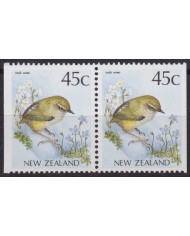 F-EX45271 NEW ZEALAND MNH 1985-90 BOOKLED BIRD PAJAROS AVES OISEAUX VÖGEL.