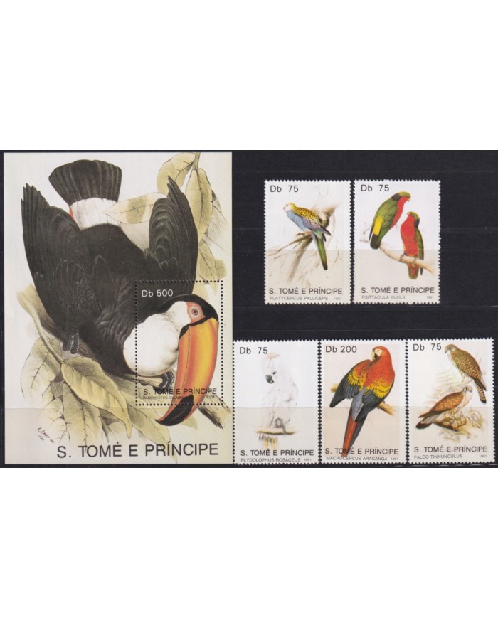 F-EX43744 SAO TOME I PRINCIPE MNH 1991 BIRD PAJAROS AVES OISEAUX VÖGEL.