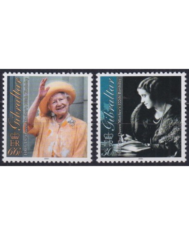 F-EX44254 GIBRALTAR MNH 2000 ROYAL FAMILY CENTENARY QUEEN MOTHER.