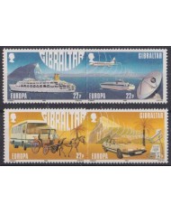 F-EX43384 GIBRALTAR MNH 1988  EUROPA CEPT TRANSPORT SHIP AIRPLANE CRUICER