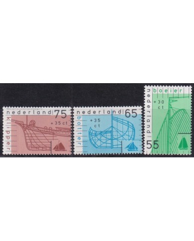 F-EX44171 NEDERLAND NETHERLAND MNH 1989 SHIP CONTRUCTION.