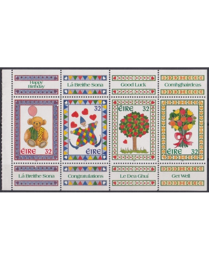 F-EX44600 IRELAND EIRE MNH 1995 GREETING TOIS.