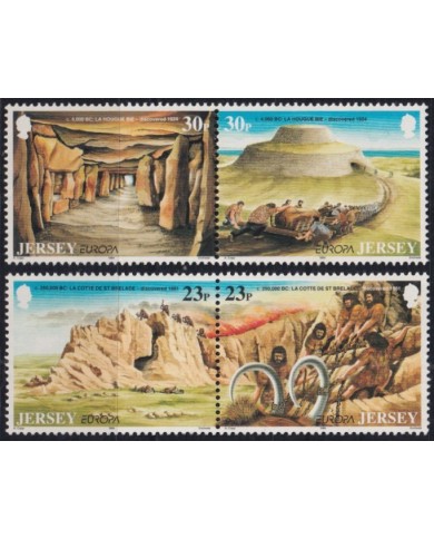 F-EX44145 JERSEY UK GREAT BRITAIN MNH 1994 EUROPA ARCHEOLOGY.