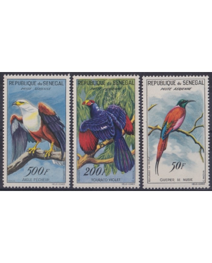 F-EX44925 SENEGAL MNH 1960 BIRD AVES PAJAROS EAGLES OISEAUX VÖGEL.