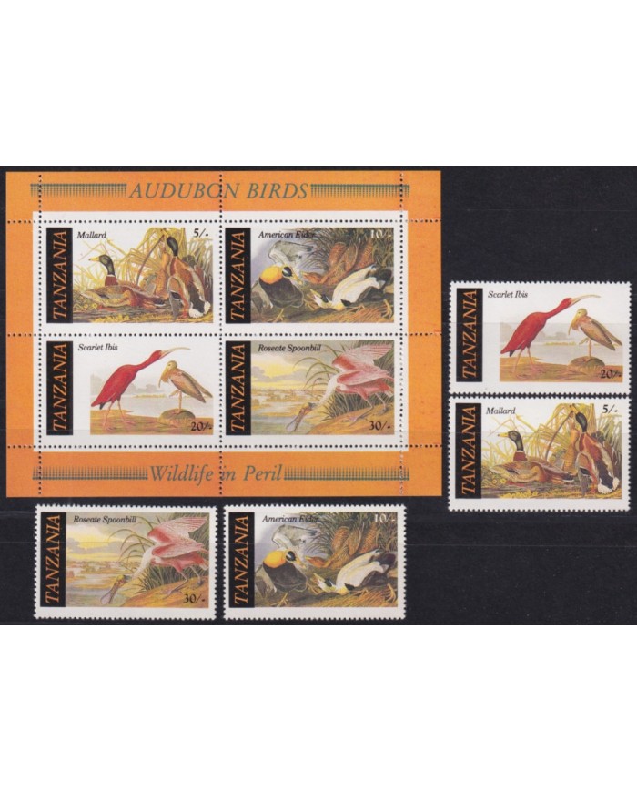 F-EX45059 SWEDEN MNH 1986 WILDLIFE  AUDUBON BIRD AVES PAJAROS OISEAUX VÖGEL.