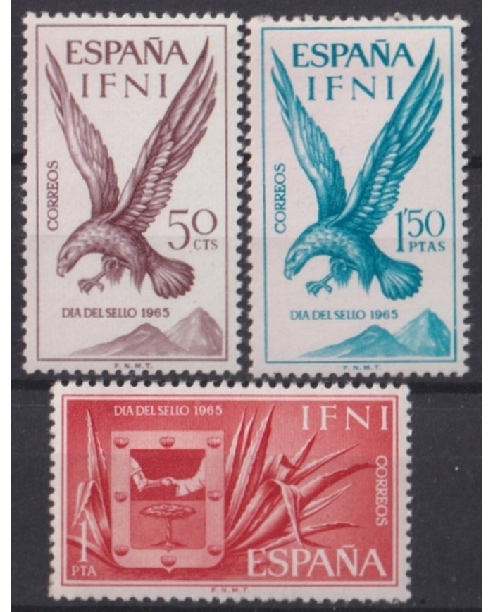 F-EX45569 IFNI MOROCCO SPAIN MNH 1965 EAGLE BIRD AVES PAJAROS OISEAUX VÖGEL.