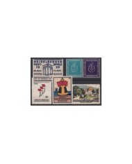 F-EX17309 GERMANY ALEMANIA CINDERELLA STAMPS LOT MH â NO GUM LOT.
