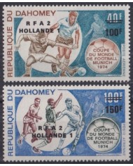 F-EX45657 DAHOMEY MNH 1974 WORLD SOCCER CHAMPIONSHIP CUP FOOTBALL WINNER.