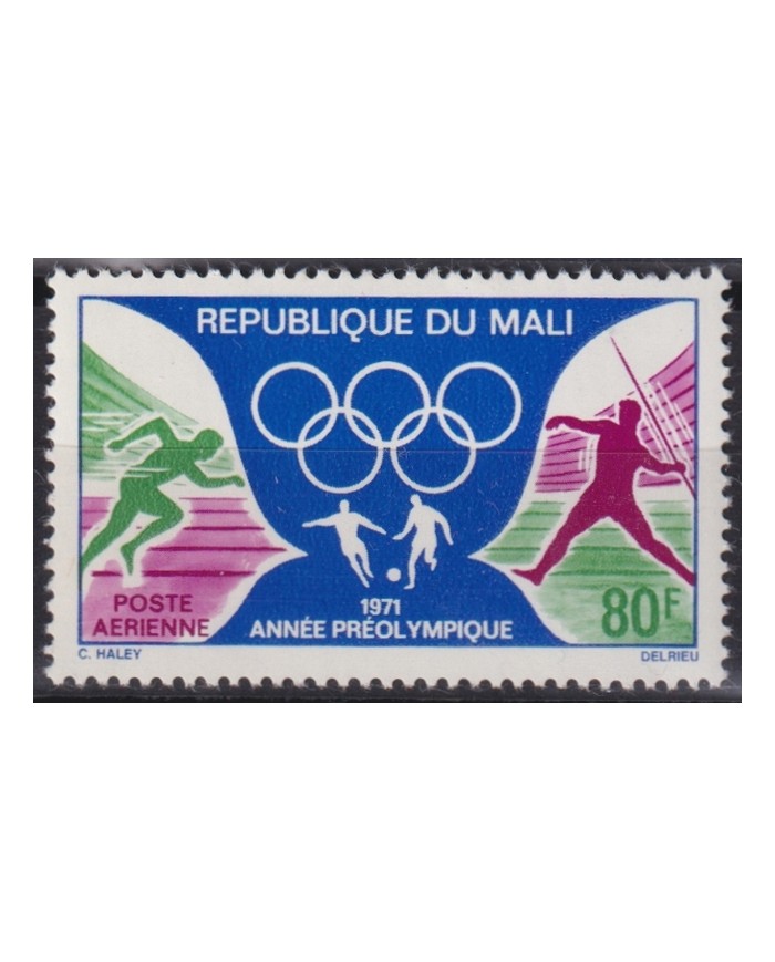 F-EX45680 MALI MNH 1971 MUNICH PRE OLYMPIC GAMES ATHLETISM JAVELIN.