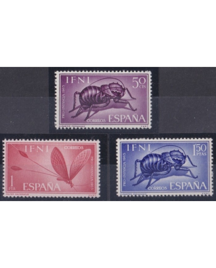 F-EX45568 IFNI MOROCCO ESPAÑA SPAIN MNH 1965 ENTOMOLOGY INSECTS BEETLE.