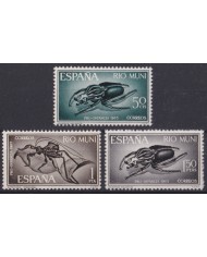 F-EX45581 RIO MUNI ESPAÑA SPAIN MNH 1965 ENTOMOLOGY INSECTS BEETLE.