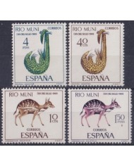 F-EX45585 RIO MUNI ESPAÑA SPAIN MNH 1966 WILDLIFE PANGOLIN.