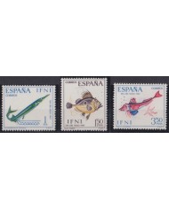F-EX45565 IFNI MOROCCO ESPAÑA SPAIN MNH 1967 MARINE WILDLIFE FISH PECES.
