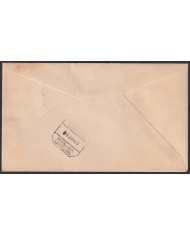 F-EX45732 RIO MUNI SPAIN 1950 REG FDC READING INDIGENOUS TO BARCELONA.