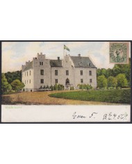F-EX45884 SWEDEN SUEDE SVERIGE 1913 POSTCARD WANAS SLOTT TO BILBAO SPAIN.