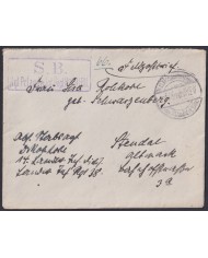 F-EX45894 GERMANY WWI FELDPOST 1918 KLG PR LANDW INF REGL Nº89.