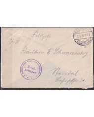 F-EX45904 GERMANY WWI FELDPOST 1915 2ª BATTERIE ARTILLERIE 7th INFANTERIE DIV.