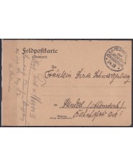 F-EX45905 GERMANY WWI FELDPOST 1914 KONIGSBERG.