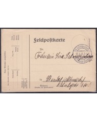 F-EX45907 GERMANY WWI FELDPOST 1915 7º RESERVE DIVITION.