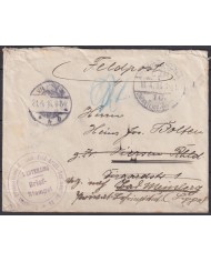 F-EX45918 GERMANY WWI FELDPOST 1915 ARTILLERY REGIMENT Nª23.