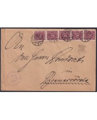 F-EX45431 GERMANY 1922 INFLATION COVER LEHE TO BREMERVORDE.