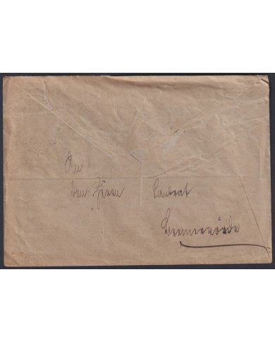 F-EX45442 GERMANY 1923 INFLATION COVER OFICIAL BREMERVORDE.