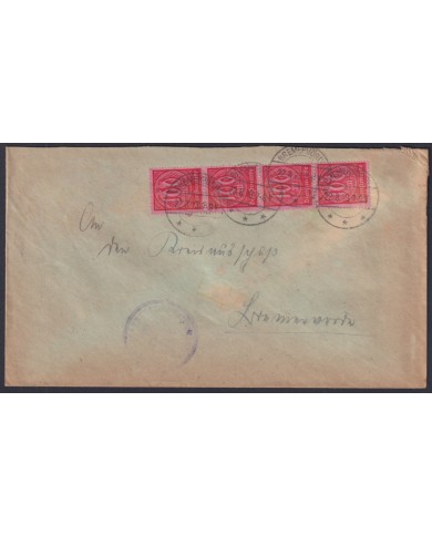 F-EX45444 GERMANY 1923 INFLATION COVER OFICIAL BREMERVORDE.