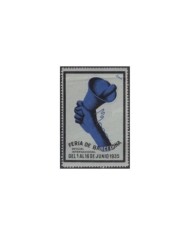 F-EX16841 SPAIN ESPAÑA 1935 CINDERELLA EXPO BARCELONA 43x63mm ORIGINAL GUM.