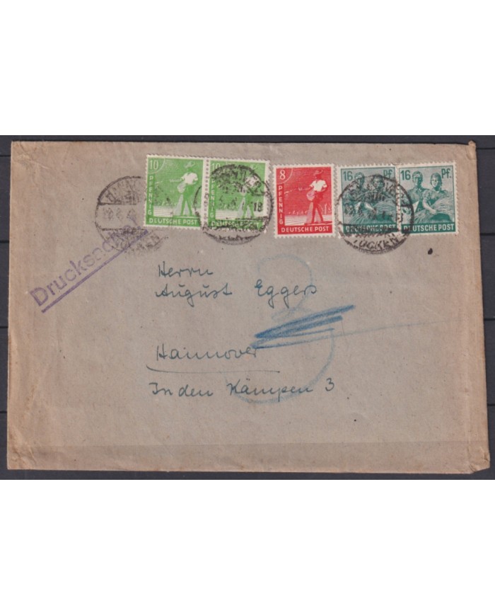 F-EX45946 GERMANY ALLIED OCCUPATION 1948 BIZONE COVER.