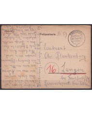 F-EX45959 GERMANY WWII FELDPOST 1944 BERLIN ESCHWEGE C. 2.